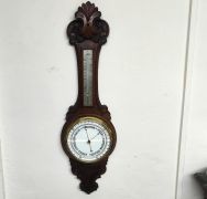 Oak cased barometer  Thumbnail 1