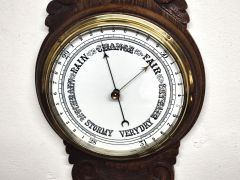 Oak cased barometer  Thumbnail 2