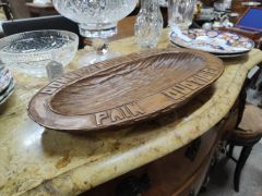 French carved wooden board Thumbnail 2
