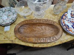 French carved wooden board Thumbnail 4