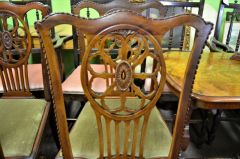 Set of six mahogany dining chairs Thumbnail 2