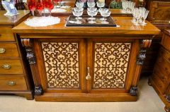 Victorian rosewood sideboard with mirror back  Thumbnail 2