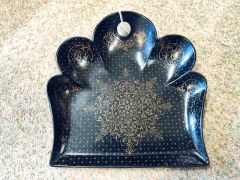 Paper mache / lacquered pan & brush set Thumbnail 2