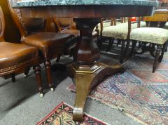 19th century rosewood marble top table Thumbnail 4