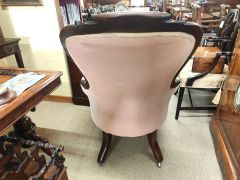 Victorian mahogany armchair Thumbnail 3