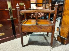 Victorian oak canterbury Thumbnail 4