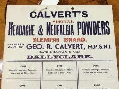 Old local 1950s calverts sign Thumbnail 2