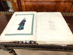 Folio of ten chinese watercolours Thumbnail 3
