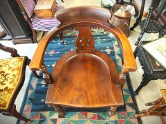 Mahogany desk chair Thumbnail 2