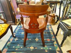 Mahogany desk chair Thumbnail 4
