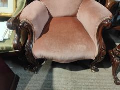 Victorian mahogany armchair Thumbnail 3