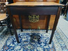 Georgian mahogany side table Thumbnail 4
