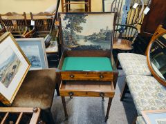 Georgian mahogany work table Thumbnail 4
