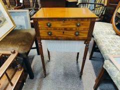 Georgian mahogany work table Thumbnail 6