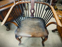 Oak armchair Thumbnail 2
