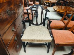 Pair victorian armchairs Thumbnail 3