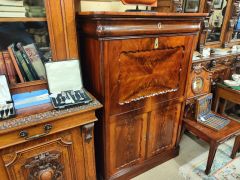 19th century mahogany desk / cabinet Thumbnail 2