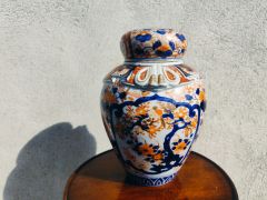 19th century chinese imari jar / vase & cover  Thumbnail 3
