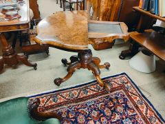 Victorian walnut card table Thumbnail 3