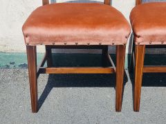 Pair of georgian mahogany bar back chairs Thumbnail 4