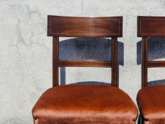 Pair of georgian mahogany bar back chairs Thumbnail 6