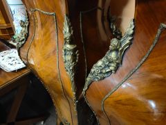 Pair of walnut pedestals with ormolu mounts Thumbnail 3