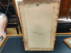 Chinese framed needle work picture Thumbnail 3