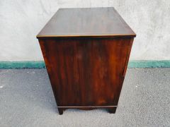 Georgian mahogany chest converted top into drinks cabinet Thumbnail 3