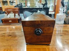 Victorian rosewood tea caddy Thumbnail 3