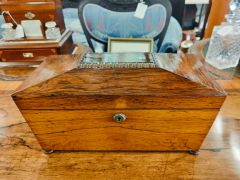Victorian rosewood tea caddy Thumbnail 3