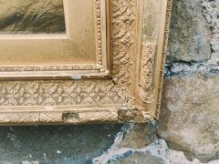 19th century gilt framed oil painting Thumbnail 3