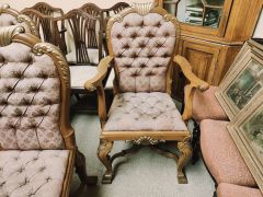 Set of eight painted gilt chairs Thumbnail 2