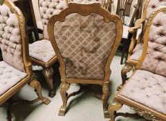 Set of eight painted gilt chairs Thumbnail 3