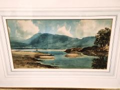 Gilt framed watercolour Thumbnail 3