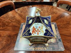 Caverswall porcelain vase & lid Thumbnail 3