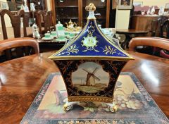 Caverswall porcelain vase & lid Thumbnail 3