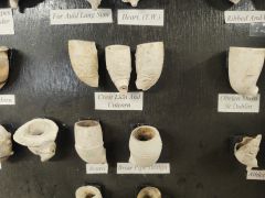 Framed collection of old pipes Thumbnail 3