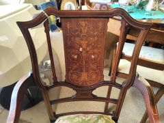Edwardian mahogany armchair Thumbnail 2