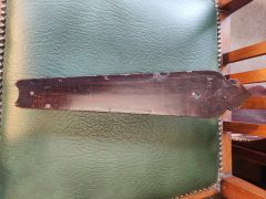 Chinese wooden laquered / painted  wall hanger Thumbnail 4