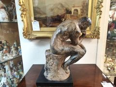 Bronze figure on plinth (modern) Thumbnail 2