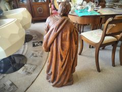 Carved oak biblical figure Thumbnail 4