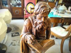Carved oak biblical figure Thumbnail 6