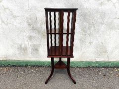 Mahogany revolving bookstand Thumbnail 2