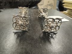 Pair of irish silver knife rests Thumbnail 2