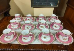 Set of 12 coffee cups and saucers Thumbnail 6