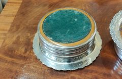 Pair of silver coasters Thumbnail 4