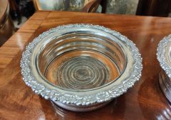 Pair of silver coasters Thumbnail 6