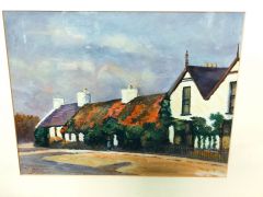 D. bond walker framed oil painting  (ulster artist) Thumbnail 2