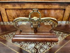 Brass oak ink stand Thumbnail 4