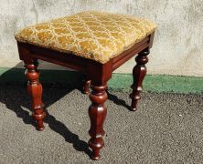 Victorian mahogany stool Thumbnail 2